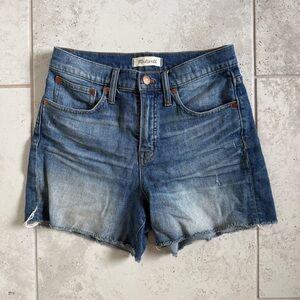 Madewell Denim High-Rise Cutoff Shorts